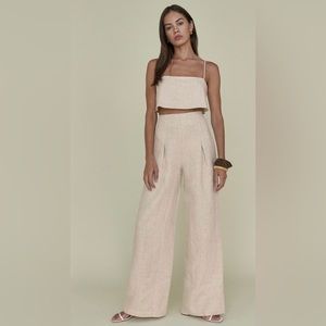 Reformation Cleo Linen Two Piece